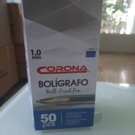 BOLIGRAFO C/ AZUL CORONA 1.0 MM 12/1