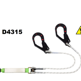 LINEA DE VIDA DOBLE DIELECTRICA 1.5 METROS 60MM