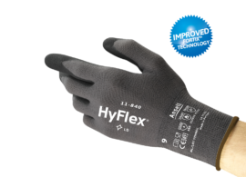 Guantes con Protección Abrasiva Nitrilo Negro ANSELL 11-840