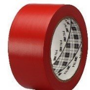 CINTA DE VINIL PARA PISO ROJA 3M-764 2 X 36 YDS