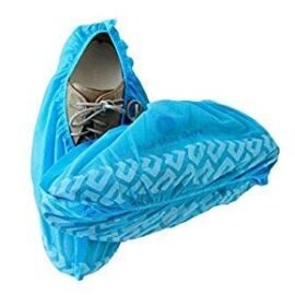 CUBRE ZAPATO AZUL ANTIDESLIZANTE MM 100 UND