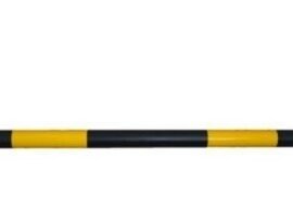 BARRA EXPANDIBLE PLASTICA PARA CONOS AMARILLO/NEGRO 2 MTS.