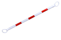 BARRA EXPANDIBLE PLASTICA PARA CONOS ROJA/BLANCA 1.3-2.1 MTS.