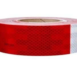 CINTA REFLECTIVA PARA CAMIONES BLANCO/ROJO 2" X 50 YDS 3M