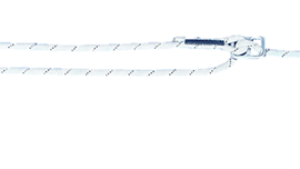 LINEA DE VIDA REGULABLE  1.10 A 1.85 MTS CON MOSQUETON EN358